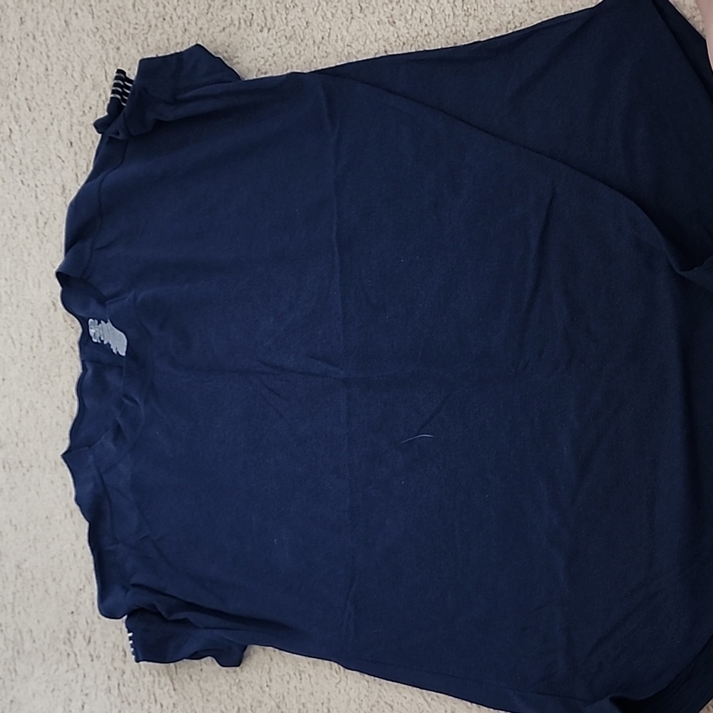 Blue work out shirt